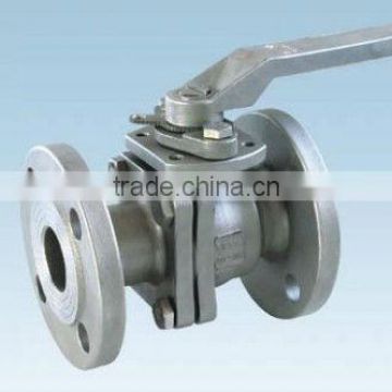 made in China high quality &low price Mechanical Parts 2pc Flanged ball valve(ANSI)