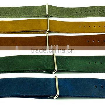 Customize Style Genuine Leather Nato Watch Straps