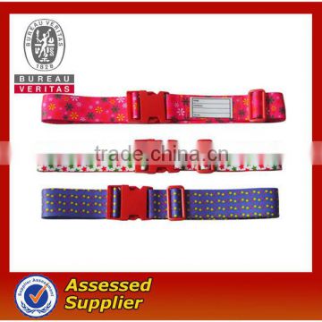 custom colorful adjustable luggage belt