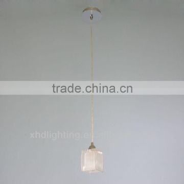 Modern dining pendant lamp / Glass single hanging lighting