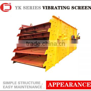 Cost-saving vibrating screen machine for ores separator made in China
