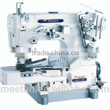 AS664-02BB High speed cylinder bed interlock sewing machine with rolled-edge