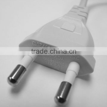 Korean standard 2.5A /250V 2 pin Korean plug