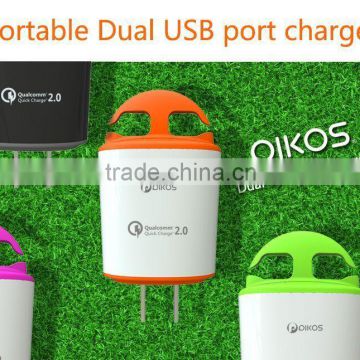 Quick charger 2.0 wall usb charger for samsung wall charger