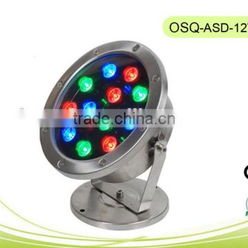 Hot sales CE/RoHS approval, IP68 waterproof outdoor with low price LED Underwater Lamp 12W