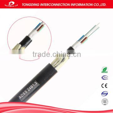 aerial non-metallic high quality adss fiber optic cable