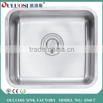 new model cheap stainless steel undermont flat edge small sinks