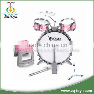 Hot selling high quality pink musical mini kids jazz drum set