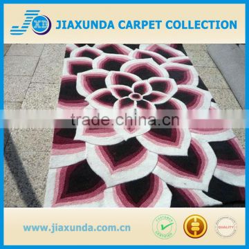 Stock hand tufted flora pattern china classical design floor area carpet for livingroom