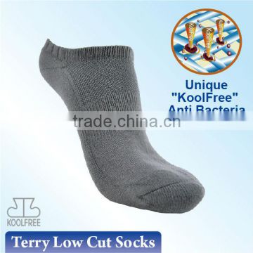 (86200) men low cut terry socks