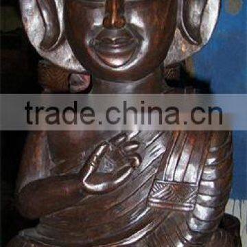 Wooden buddha buy at best prices on india Arts Palace