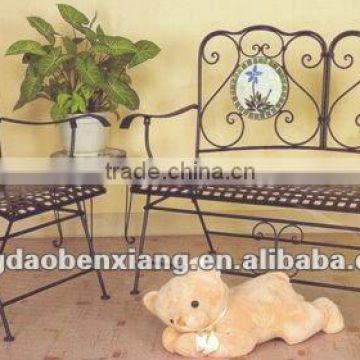 wrought iron furniture iron chairs end table best-selling metal furniture