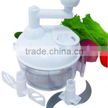 manual vegetable chopper with multi-function