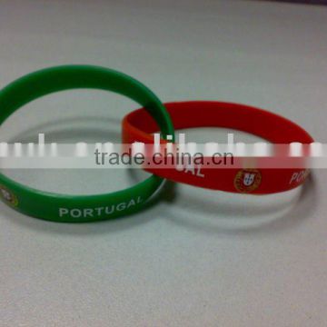 double rubber silicon bracelet
