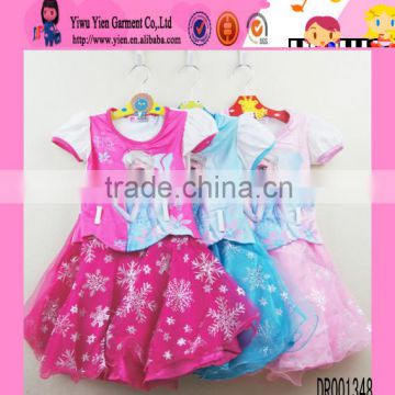 Anna Dress Cosplay Costume In Movie Frozen Wholesale Made In China Cheap Newest Frozen Dress