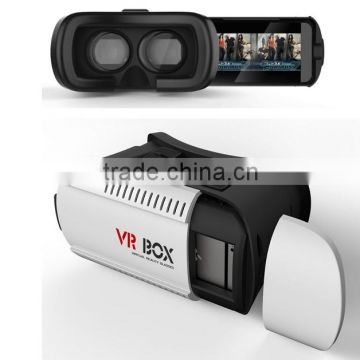 Customized shape 3D Video Formats VR 3D Galsses , VR 3d Box 2.0 glasses for short sight Headset Virtual Reality with your logo