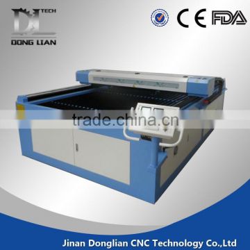 1630 co2 cnc laser engraving cutting machine with double laser head and up-down table platform