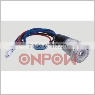 ONPOW push button switch with wire(LAS1-GQ Series,19mm,CE,ROHS,IP65,IP67)
