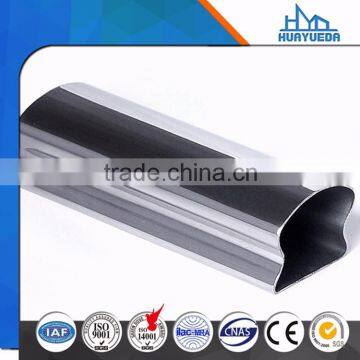 Aluminum extruded profiles for handrail and railing