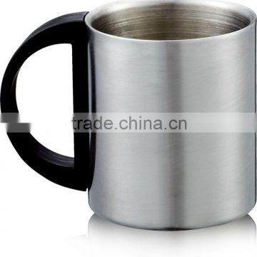 new style Double wall Stainless steel Beer mug/cup/tankard with handle
