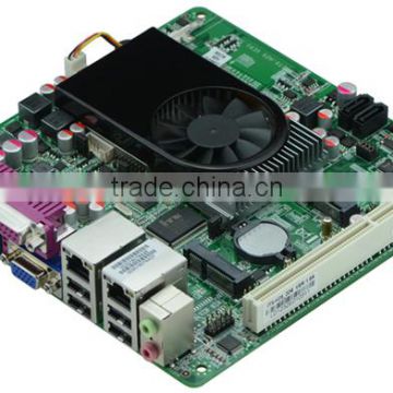 with Intel NM10 chipset 12v mini pc motherboard mini itx d2550 motherboard for industrial