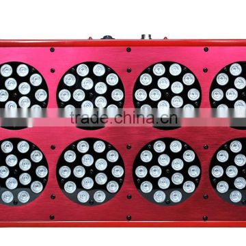 2014 best apollo 8 Hydroponic lights 3w 120pcs*3W for growing plants/Hydroponics alibaba made in China
