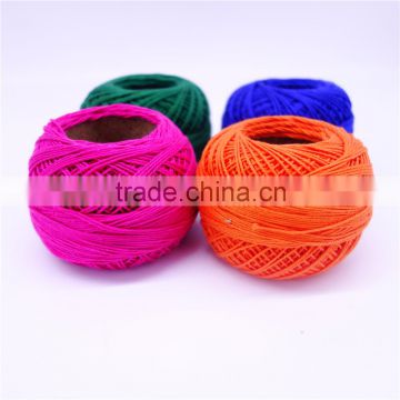 Manufacture direct supply accept customized hand knitting yarn 100% cotton hand knitting yarn