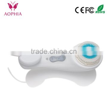 portable Factory provide Waterproof Sonic Wireless rechargeable Facial Cleansing Brush