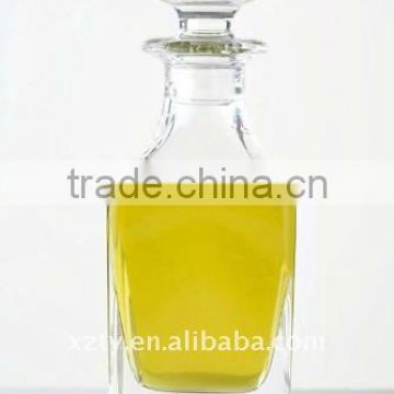 Olive oil glass bottle with glass cap