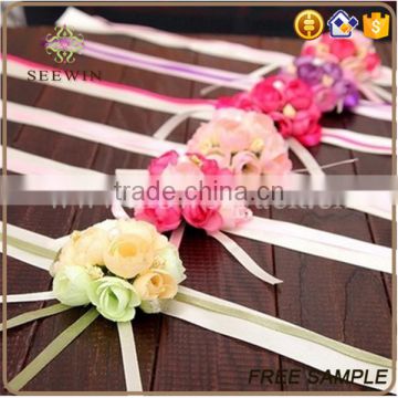 artificial corsage and wrist flowers for wedding