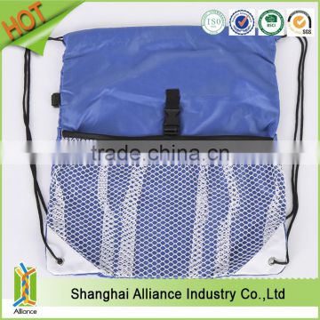 Gymsack Drawstring Bag Basketball Backpack with Mesh Pocket(TM-CDR-229)