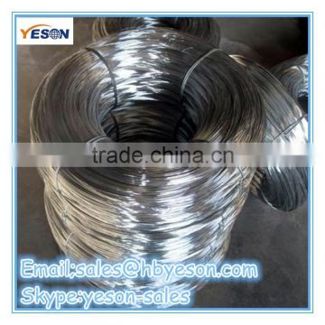 Soft and flexible hot dipped galvanised iron wire