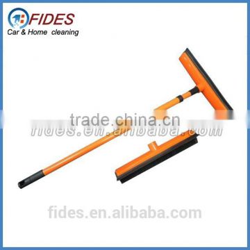 rubber sweeper with iron handle rubber head