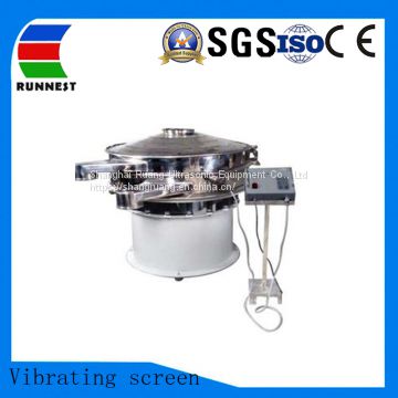 Ultrasonic vibrating screen machine used for sieve food juice