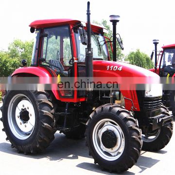 110hp 4wd AC hydraulic front loader farm tractor