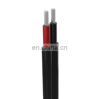 TUV Approved UV Resistant 2.5mm2 4mm2 6mm2 10mm2 Twin Solar Panel Cable