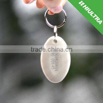 13.56Mhz Ultralight Access control Waterproof Plastic cheap rfid keyfob tag