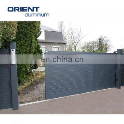 aluminiumtor driveway gates  porte coulissante aluminium portail