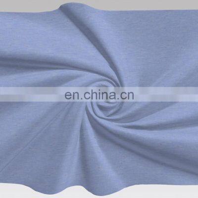 China Made 70% Cotton 30% Linen Yarn Dyed  color dots Chambray Fabric for Garment