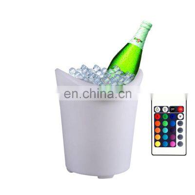 Good Quality Double-Wall Cocktail Beer Holder LED Ice Bucket Remote Control Ice Bucket & Chiller