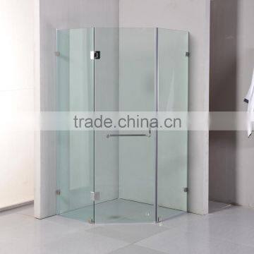 2016 Australia diamond frameless shower screen, AS2208 glass shower screen