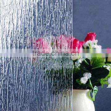 3.2mm 4mm Ultra clear embossed glass /Tempered figured glass