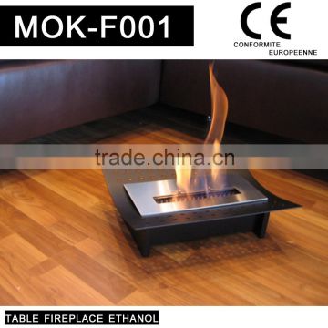 Cast iron and stainless steel indoor fireplace and free standing