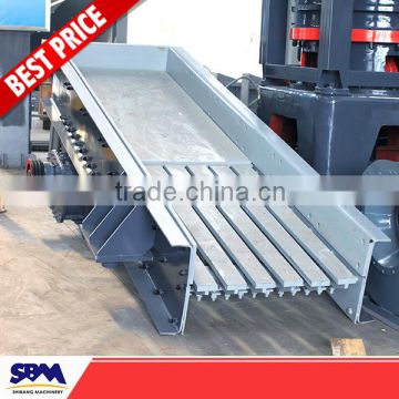 SBM high quality and low price vibratory feeder used in stone crushing plant
