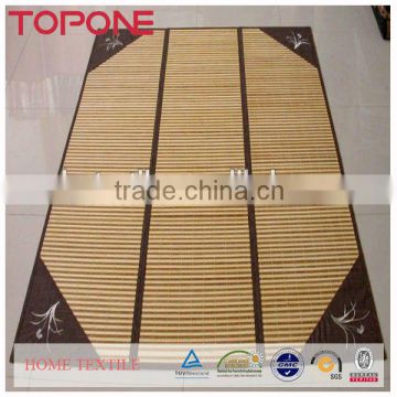 Fashion zhejiang good quality printed carpet products bamboo natural textile