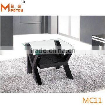 small glass coffee table