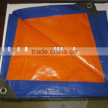 Orange quality Waterproof 100% PE Tarpaulin Sheet