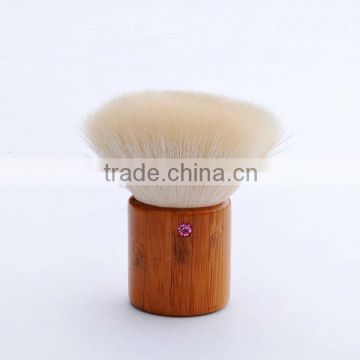 Goat hair with wooden handle,Diamond decoration mineral Kabuki makeup factory