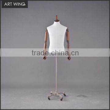 male half body tailoring linen mannequin dress forms tailor
