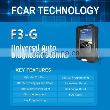 Universal Auto Diagnostic Scanner tools FCAR F3 G scan tool for both petrol Car + Heavy Duty truck diagnose tools